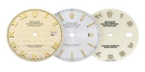 what are Rolex dials made of